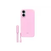 Puzdro s kickstand pre iPhone 17 Apple Beats s MagSafe a ovládaním kamery, Pebble Pink, PC & mikrovlákno