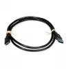 ROLINE RM USB 3.2 Gen 1 kábel, A-C, ST/ST, čierny, 1 m
