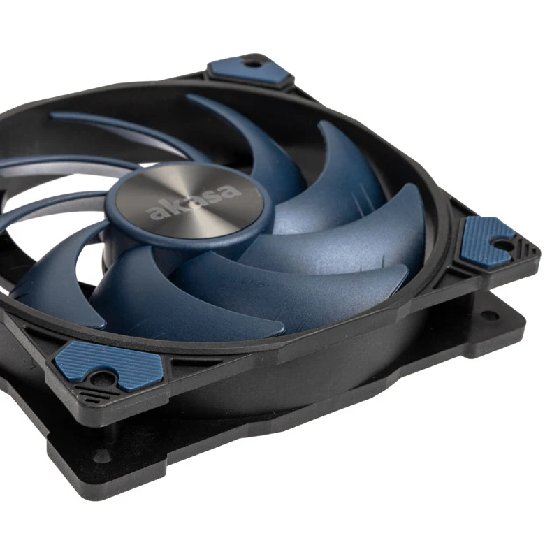 AKASA ALUCIA SC 120mm ventilátor do skrine - modrý