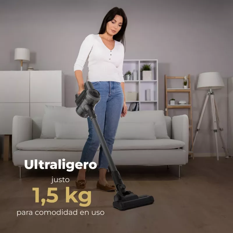 AENO SC1 akumulátorový suchý vysávač MIF bez vrecka 120 W čierna, sivá 2200 Ah