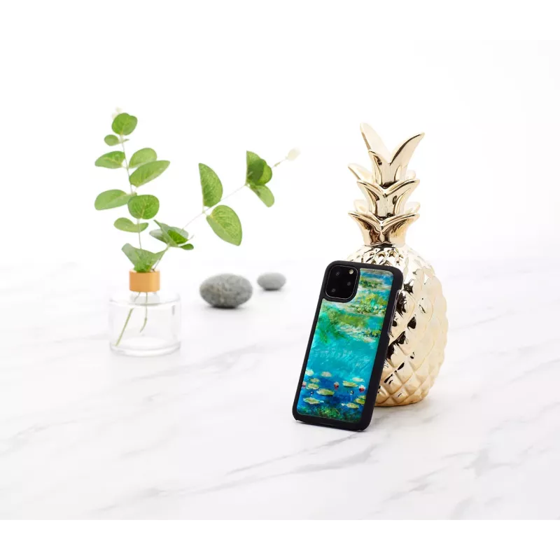 Puzdro na smartphone iKins pre iPhone 11 Pro — dizajn lekien, čierna