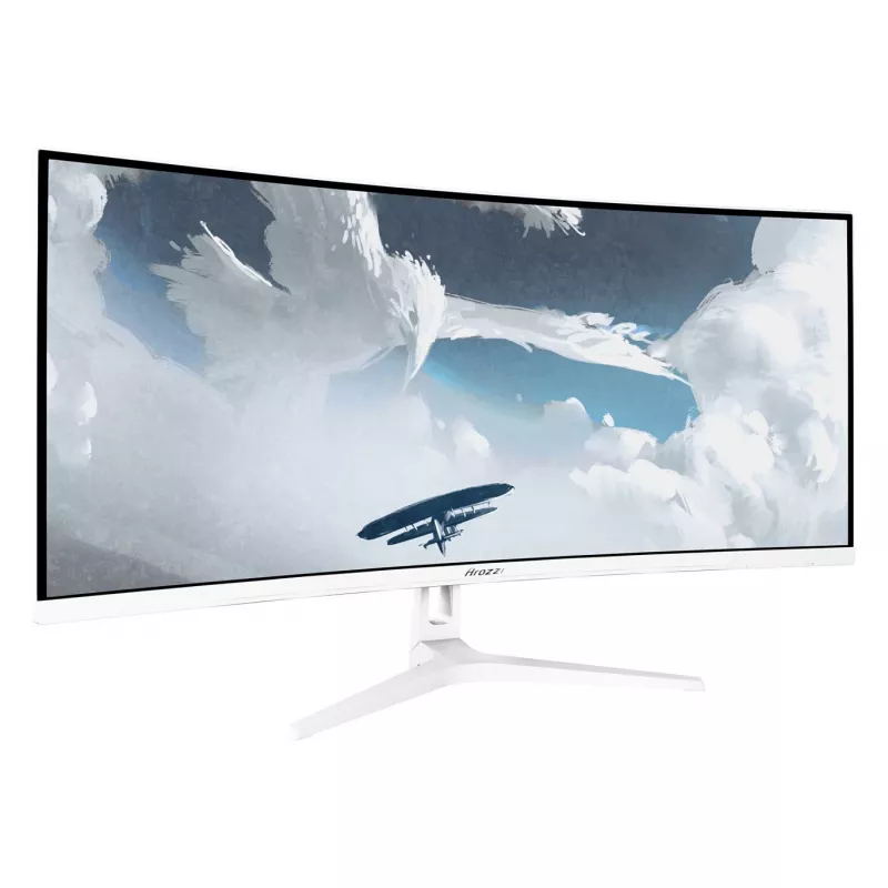 Zakrivený monitor Arozzi Nova 34 inch (86,4 cm) VA LED 3440×1440 21:9 1 ms biely