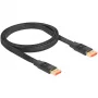 DeLOCK DisplayPort plochý kábel 8K 60 Hz 1 m