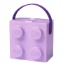 Úložná krabica Room Copenhagen LEGO Box s rukoväťou levanduľová 40240004 – plastová úložná nádoba pre LEGO a hračky