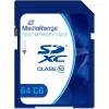 MediaRange - flash pamäťová karta - 64GB - Class 10 - SDXC - modrá (MR965)