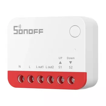 Smart spínač Sonoff MINI-ZBRBS kompatibilný so ZigBee mini veľkosť pre inštaláciu pod omietku, ploché relé