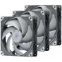 Phanteks T30 140mm PWM ventilátor do skrine - balenie 3 ks, sivý