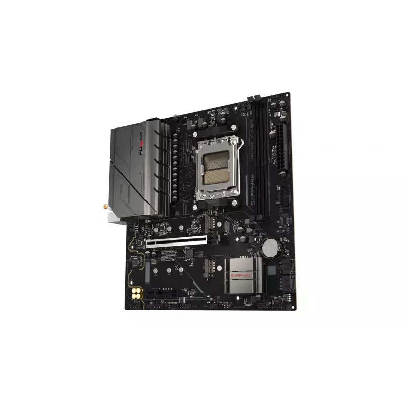 Základná doska Sapphire PULSE A620AM (microATX) socket AM5, AMD A620A, DDR5, 2x DIMM, 64 GB, 2x M.2, Gigabit LAN