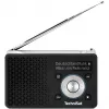 TechniSat DigitRadio 1 A 0100/4997 digitálne rádio, DAB+/FM, RDS, 40 predvolieb staníc, výstražná funkcia ASA, čierne/strieborné