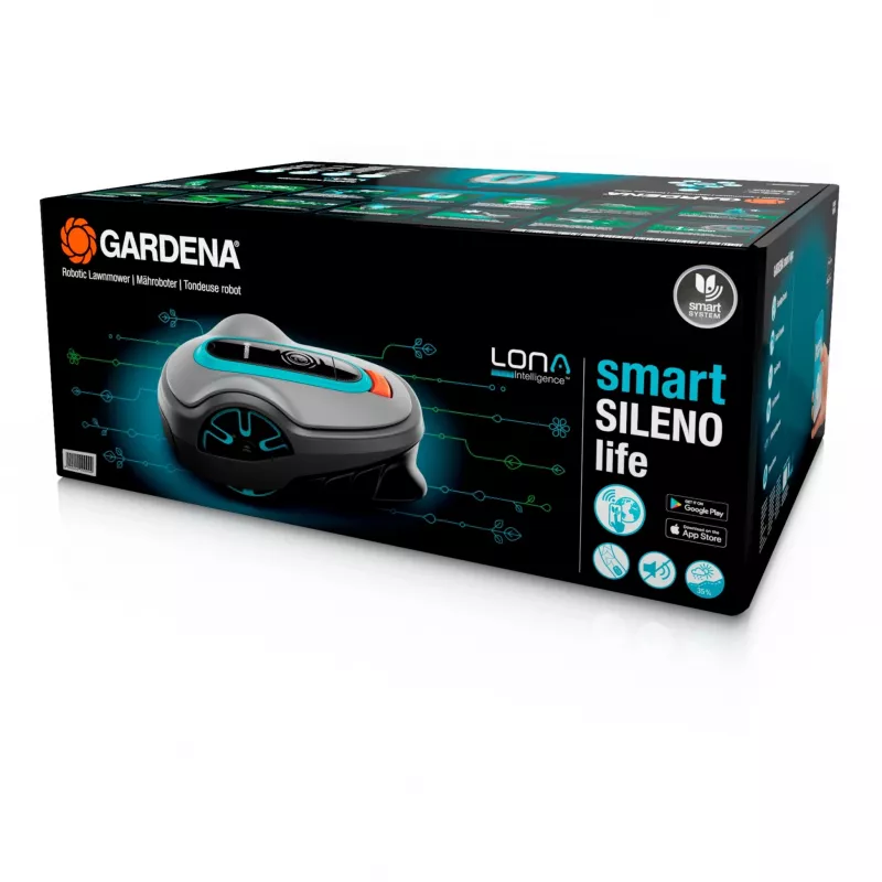 Robotická kosačka Gardena smart SILENO life