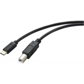 Renkforce RF-5720420 USB kábel 2 m USB 2.0 USB-C USB-B čierny (RF-5720420)