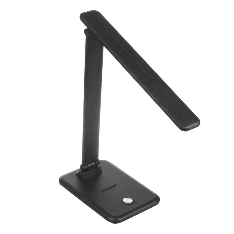 LED stolová lampa MACLEAN MCE614B — stmievateľná, sklopné nastaviteľné rameno, 9W, 3000K/4500K/6500K, čierna