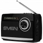 Reproduktory SVEN SRP-535, čierne (3W, FM/AM/SW, USB, microSD, baterka, batéria)