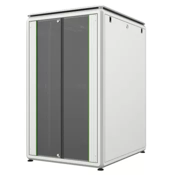 19-palcová Rack skriňa Lanview RDL26U81WH – 26U vertikálny inštalačný priestor, biela