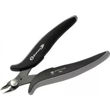 Presné kliešte c.k tools T3885 ESD ploché, zahnuté strihacie kliešte pre elektroniku