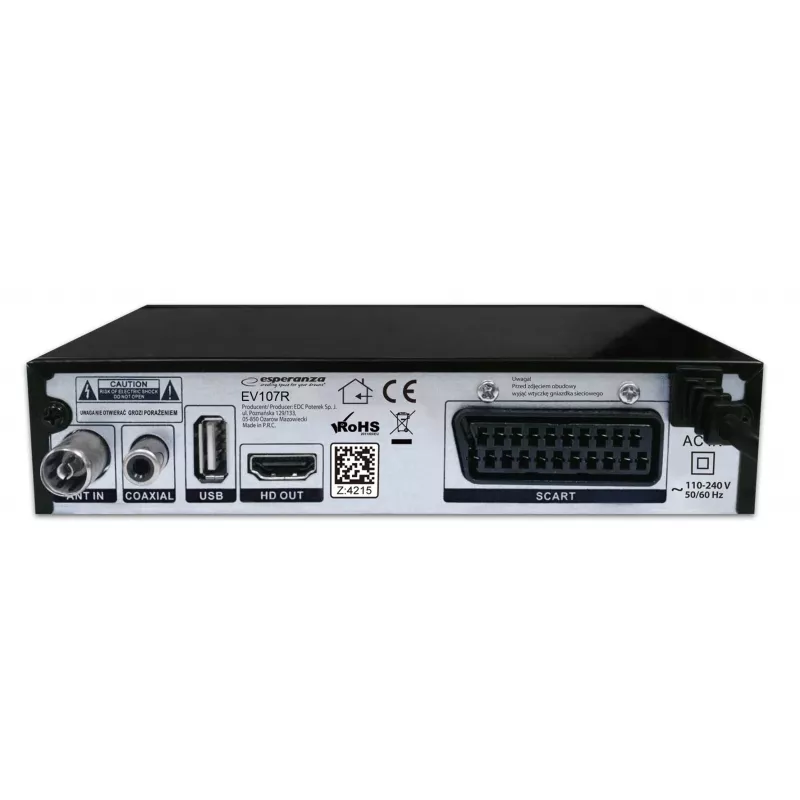 Esperanza EV107R TV set-top box kábel čierny