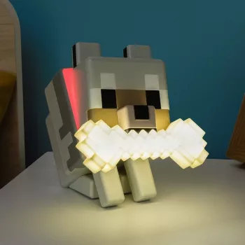 Paladone Minecraft Wolf GloBuddies svetlo