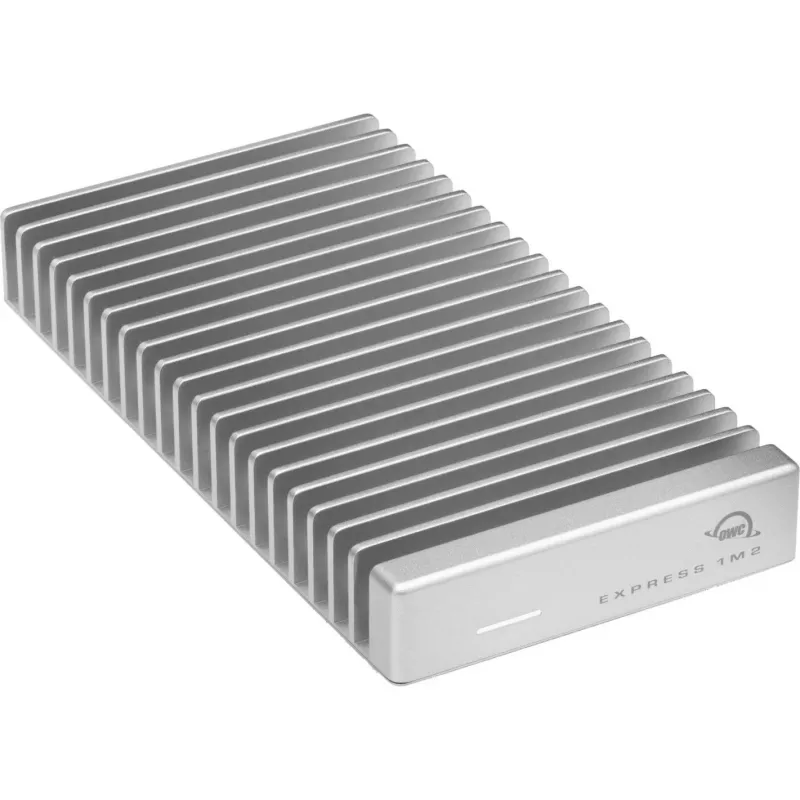 Other World Computing OWC Express 1M2 - puzdro na úložisko - M.2 NVMe Card - USB4 - strieborná (OWCUS4EXP1M2)