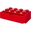 Zásuvka na stôl LEGO 8, značka LEGO, červená
