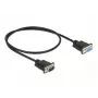 Sériový kábel DeLOCK 86613 čierny 0,5 m RS-232