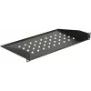 Rack polica LOGON RAS200BL čierna 30 kg nosnosť 19 palcov