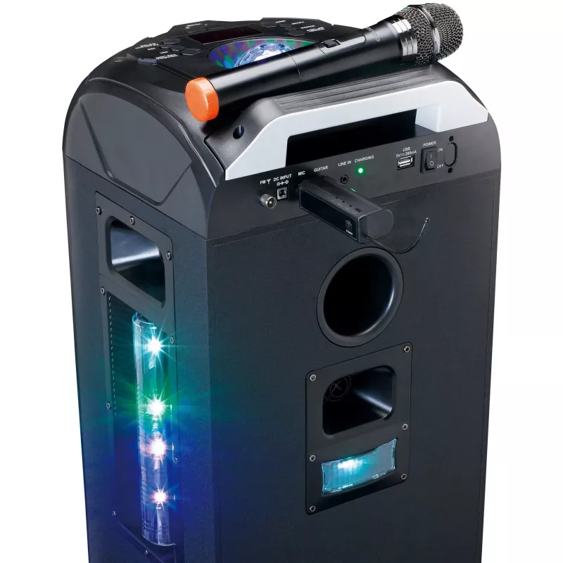 Scénický mikrofón Lenco MCW-011BK