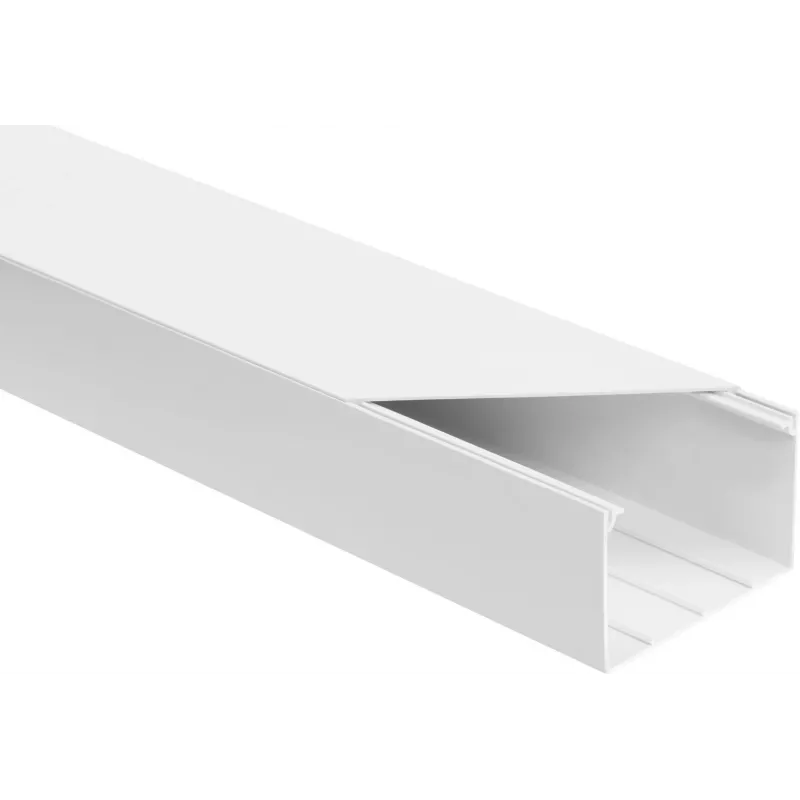 Elektroinštalačná lišta OEM 5961Z biela LS 90×60 mm, 2 m — balenie 8 ks