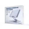 Stojan na notebook GEMBIRD NBS-DR1-01 – otočná základňa, výškovo nastaviteľný, Space Grey
