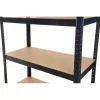 Topeshop skladový regál P9040 regál na záhradné náradie voľne stojaci pozinkovaná oceľ, MDF