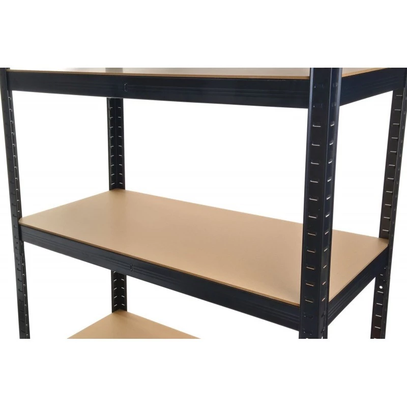 Topeshop skladový regál P9040 regál na záhradné náradie voľne stojaci pozinkovaná oceľ, MDF