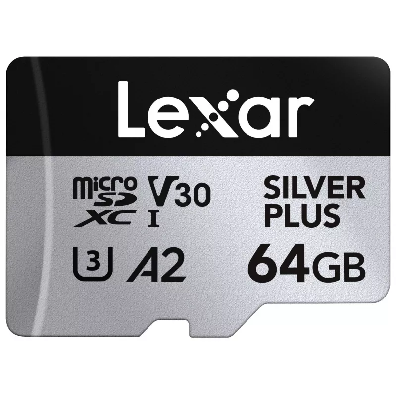 MicroSD karta Lexar 64 GB UHS-I trieda 3 SILVER PLUS