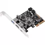 SilverStone ECU05 - USB adaptér - PCIe 2.0 x2 Low Profile - USB 3.1 Type-C x 1 + USB3.0 x 2 + USB3.0 (interný) x 2 (SST-ECU05)