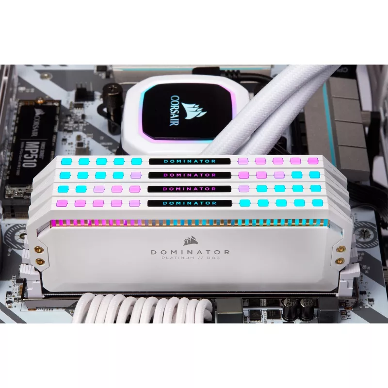 DIMM 32 GB DDR5-5200 2x 16 GB dual kit biela Dominator Platinum RGB INTEL XMP