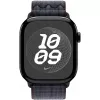 Remienok Apple 46mm čierny/modrý Nike Sport Loop smart hodinky