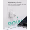 AUKEY PA-B6S biela Omni a Mix GaN ultrarýchla nástenná nabíjačka