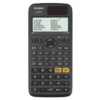 CASIO FX-85CEX VEDECKÁ VRECOVÁ KALKULAČKA, KANCELÁRIA, ŠKOLA, 379 FUNKCIÍ, 77X166MM, ČIERNA