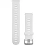 Garmin náhradný remienok 20mm silikón biely/ocelová spona