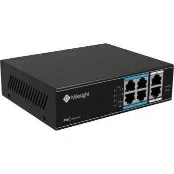 Switch Milesight MS-S0204-EL 4-portový 1 Gigabit Ethernet neupravovaný switch