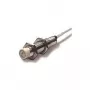 Fotoelektrický senzor Datalogic BASIC M12 — sivé puzdro, mosadzné telo, 0,5 kHz, 0,2 A, hĺbka 48,4 mm