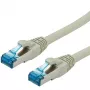 Sieťový kábel VALUE S/FTP patch kábel Cat.6a RJ-45 1,0 m sivý