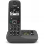 Analógový/DECT telefón Gigaset AE690A identifikácia volajúceho bezdrôtový telefón antracit