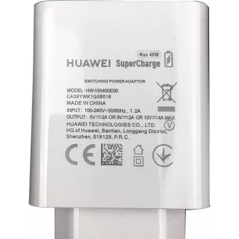 Huawei - HW-100400E00 SuperCharging adaptér - 2A - biela - USB nabíjačka (HW-100400E00)
