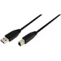 Logilink - USB kábel - USB Type-A 9-pin (M) - USB Type-B 9-pin (M) - 1 m (USB 3.0) (CU0023)