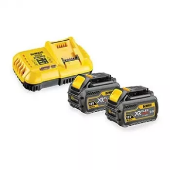 DeWalt DCB118T2-QW XR FLEXVOLT štartovacia sada, 2 batérie 54 V 2 Ah a nabíjačka