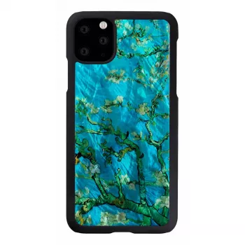 Ochranné puzdro iKins pre iPhone 11 Pro Max – Almond Blossom čierne