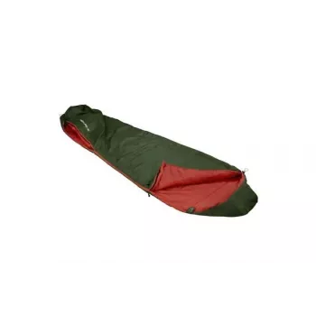 High Peak Lite Pak 1200 spací vak mumia polyester zelená, červená 23263