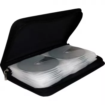 CD peňaženka MediaRange pre 48 CD/DVD čierna (BOX51)
