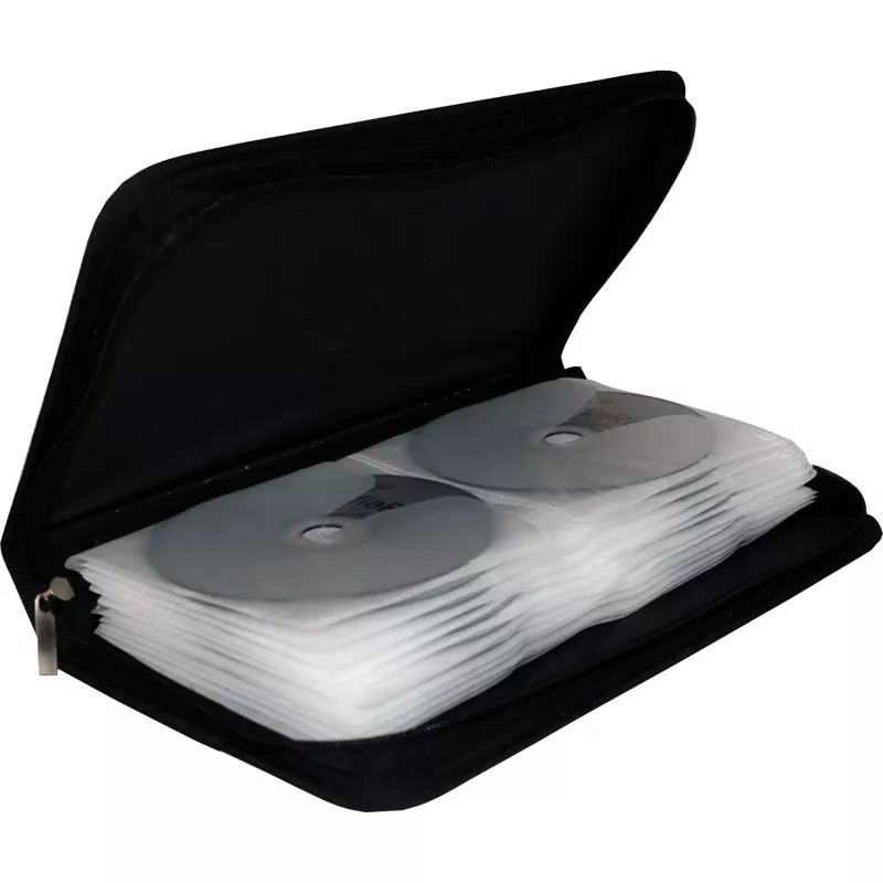 CD peňaženka MediaRange pre 48 CD/DVD čierna (BOX51)