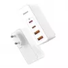 Cestovná nabíjačka Baseus GaN2 Pro Quick 2x USB + 2x USB-C, 100W, EU (biela)