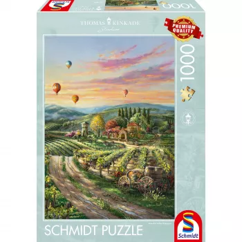 Thomas Kinkade Studios: Peaceful Valley Vineyard, puzzle